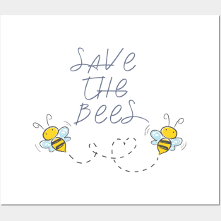 Save the Bees Posters and Art